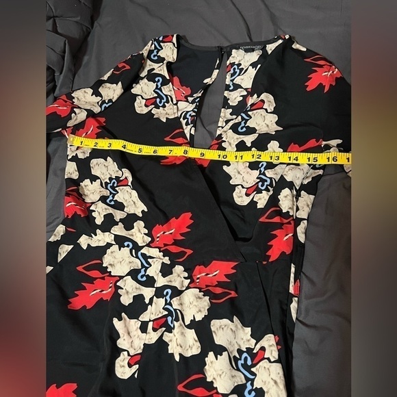 TOP Shop Floral long sleeve Jumpsuit - Picture 6 of 6